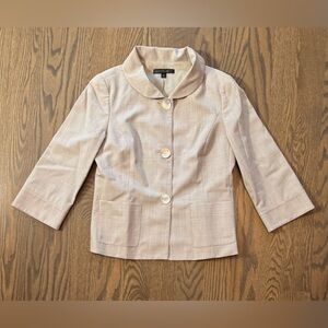 Lafayette 148 New York Women's Cream Blazer